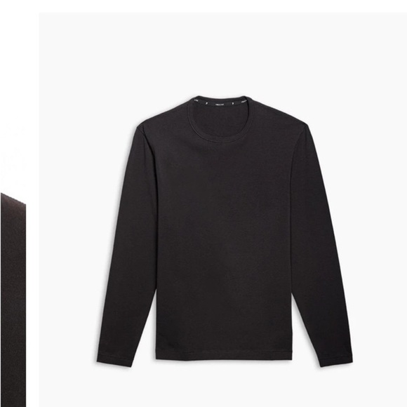 Public Rec Men’s Go-To Crew Neck Long Sleeve T-shirt Black Sz L Everyday Top - Picture 2 of 10